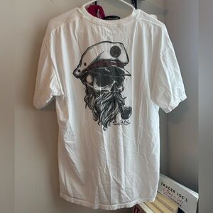 Salt Life White Short Sleeve Tee with Graphic Design